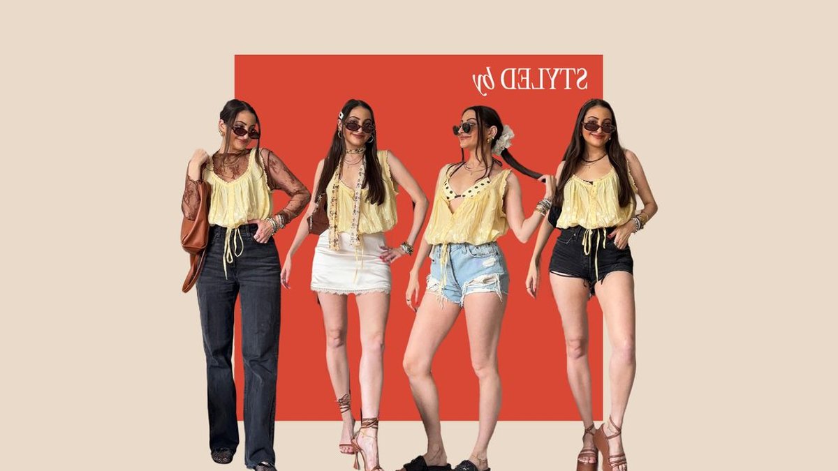 5 fresh ways to wear a semisheer shirt this summer