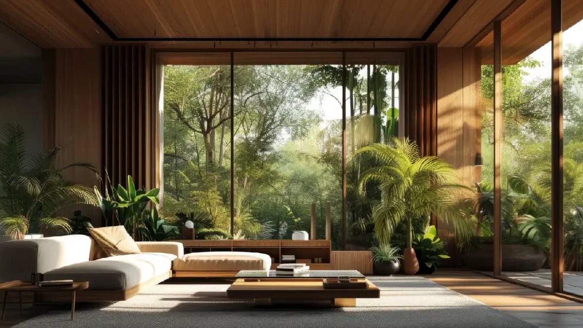 Indoor and Outdoor Spaces Blend Seamlessly - indoor outdoor flooring