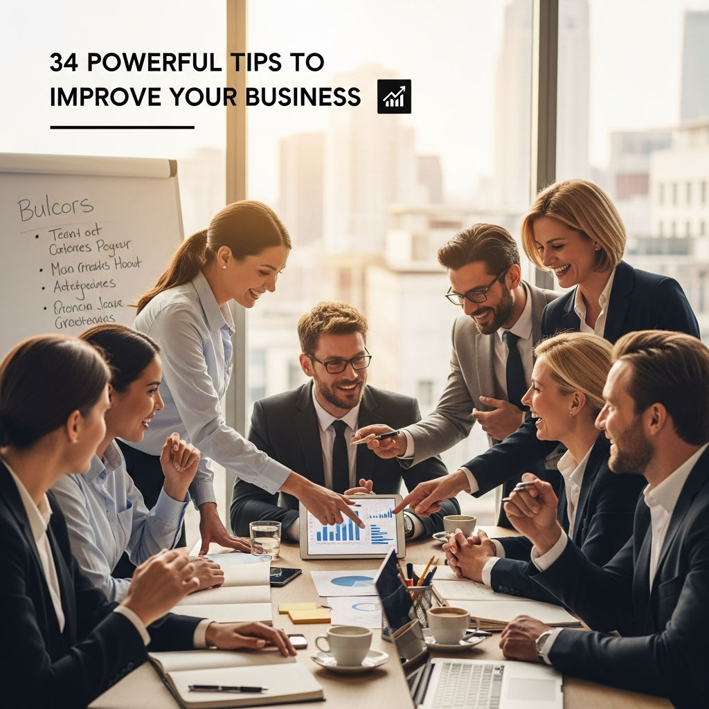 34 Powerful Tips to Improve Your Business