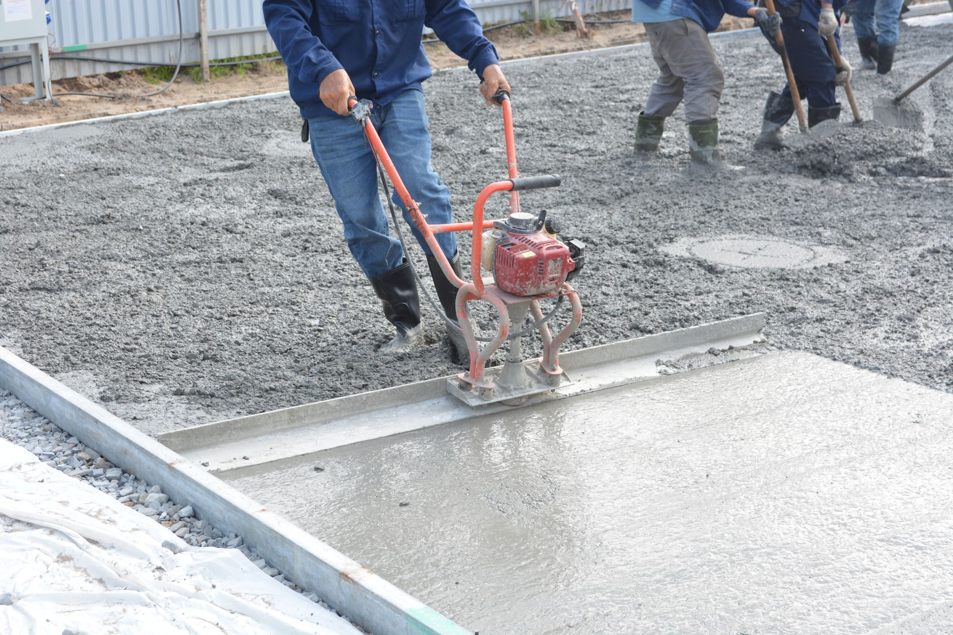 Preparing the Foundation for a Brick Walkway
