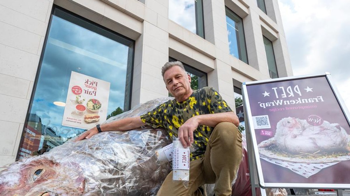 Naturalist backs Pret chicken welfare protest - chicken welfare