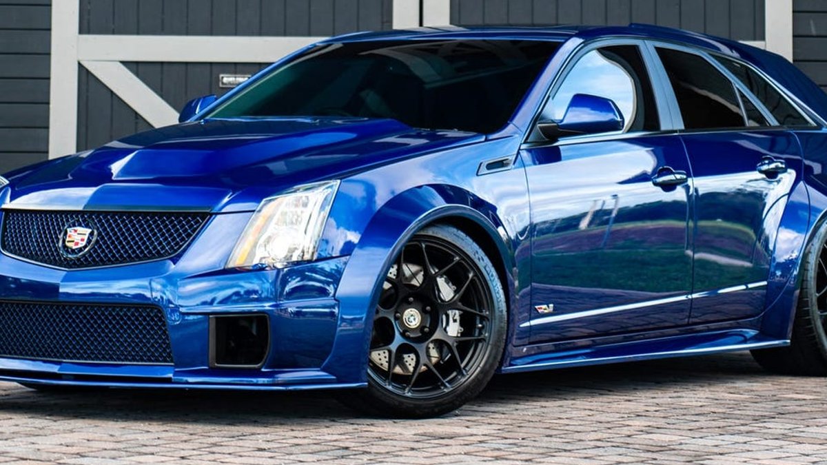 Modified Cadillac CTS-V Wagon up for auction - cts v wagon