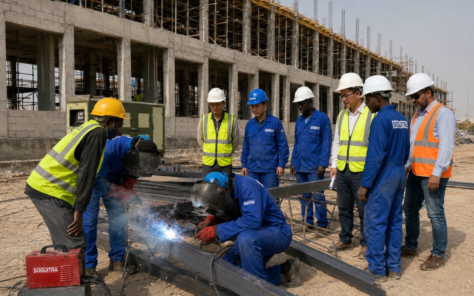 Travaux de construction d’un complexe administratif et technique