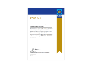 FORS Gold Accredited