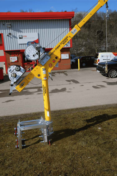 Extended Reach Davit Arm Trench System Main Image