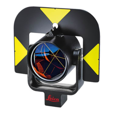 Leica GPR121 Circular Prism with Holder and Target Plate. Main Image