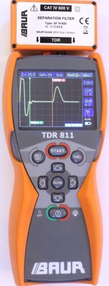 Baur T811 Single Channel TDR Main Image
