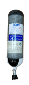 Draeger 9 litre 300 Bar Carbon Cylinder Thumbnail 1
