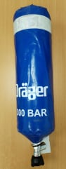 Draeger 9 litre 300 Bar Carbon Cylinder Thumbnail 2