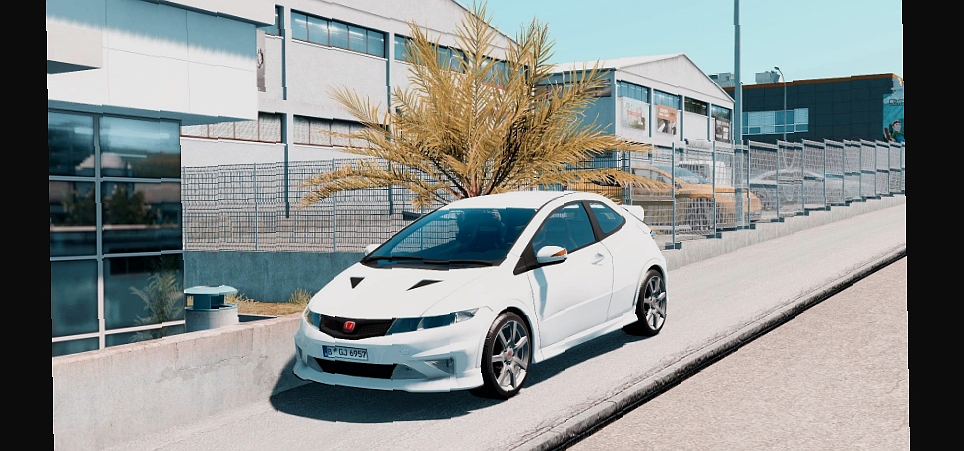 МОД Honda Civic Type R 2009 v1.0 ДЛЯ EURO TRUCK SIMULATOR 2