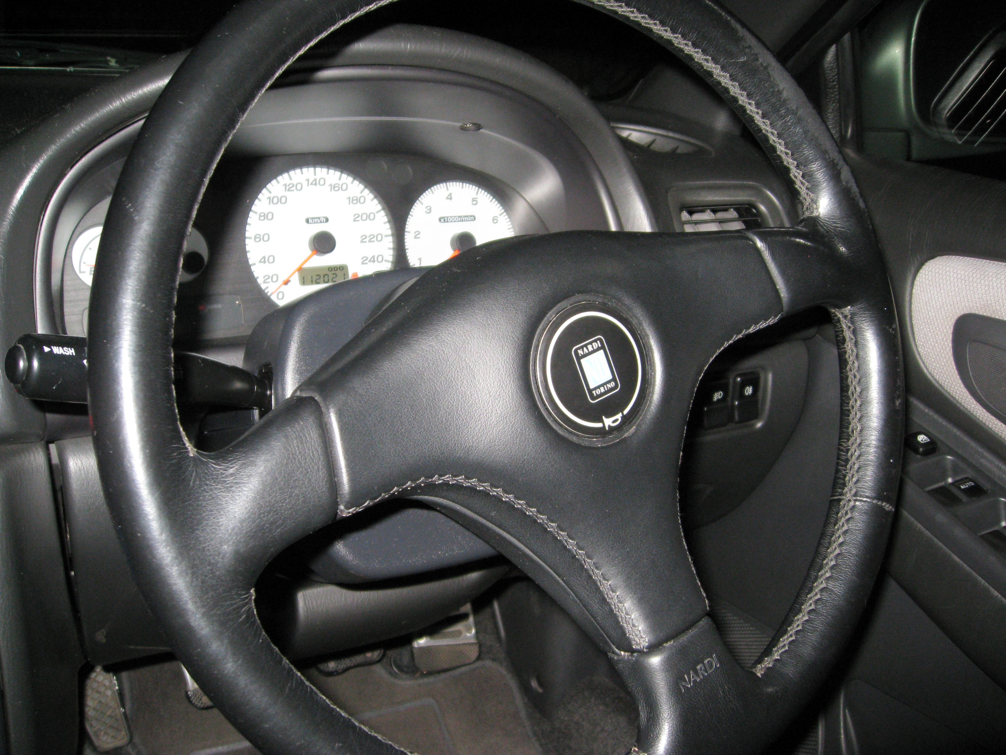 1997 Subaru Impreza WRX GC8 — steering wheel interior