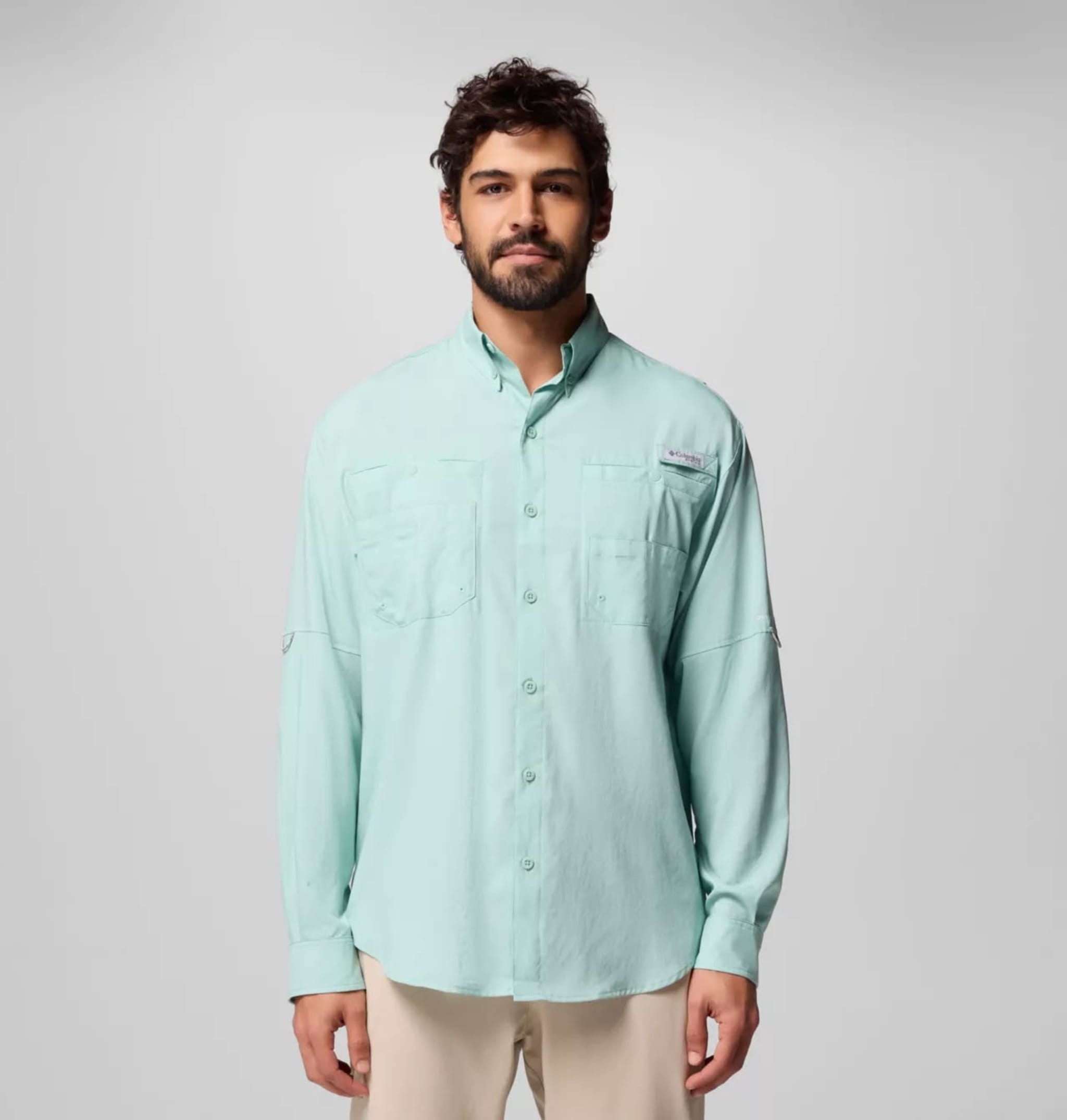 COLUMBIA TAMIAMI MANGA LARGA CABALLERO