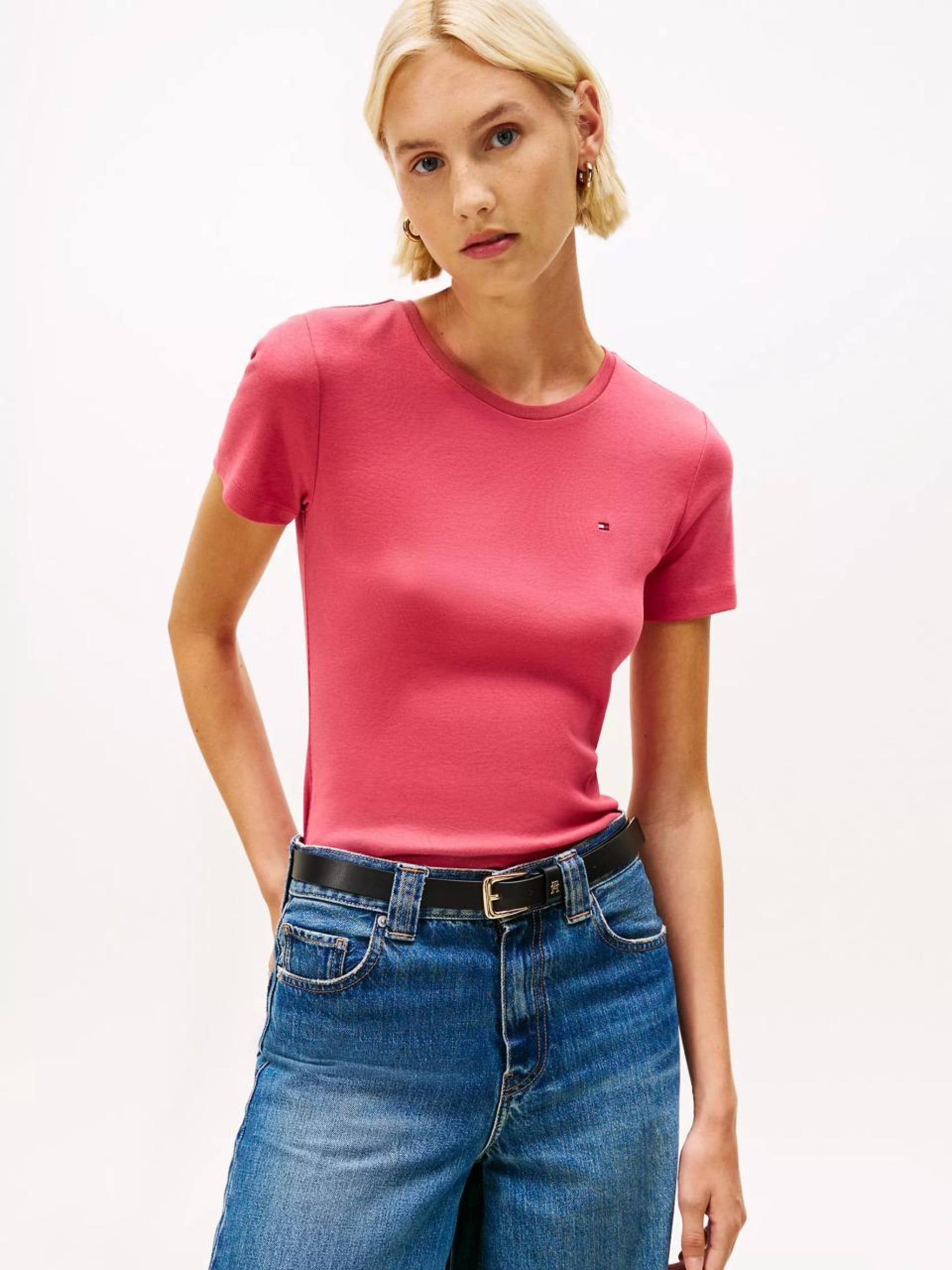 TOMMY HILFIGER CAMISETA CUELLO REDONDO DAMA
