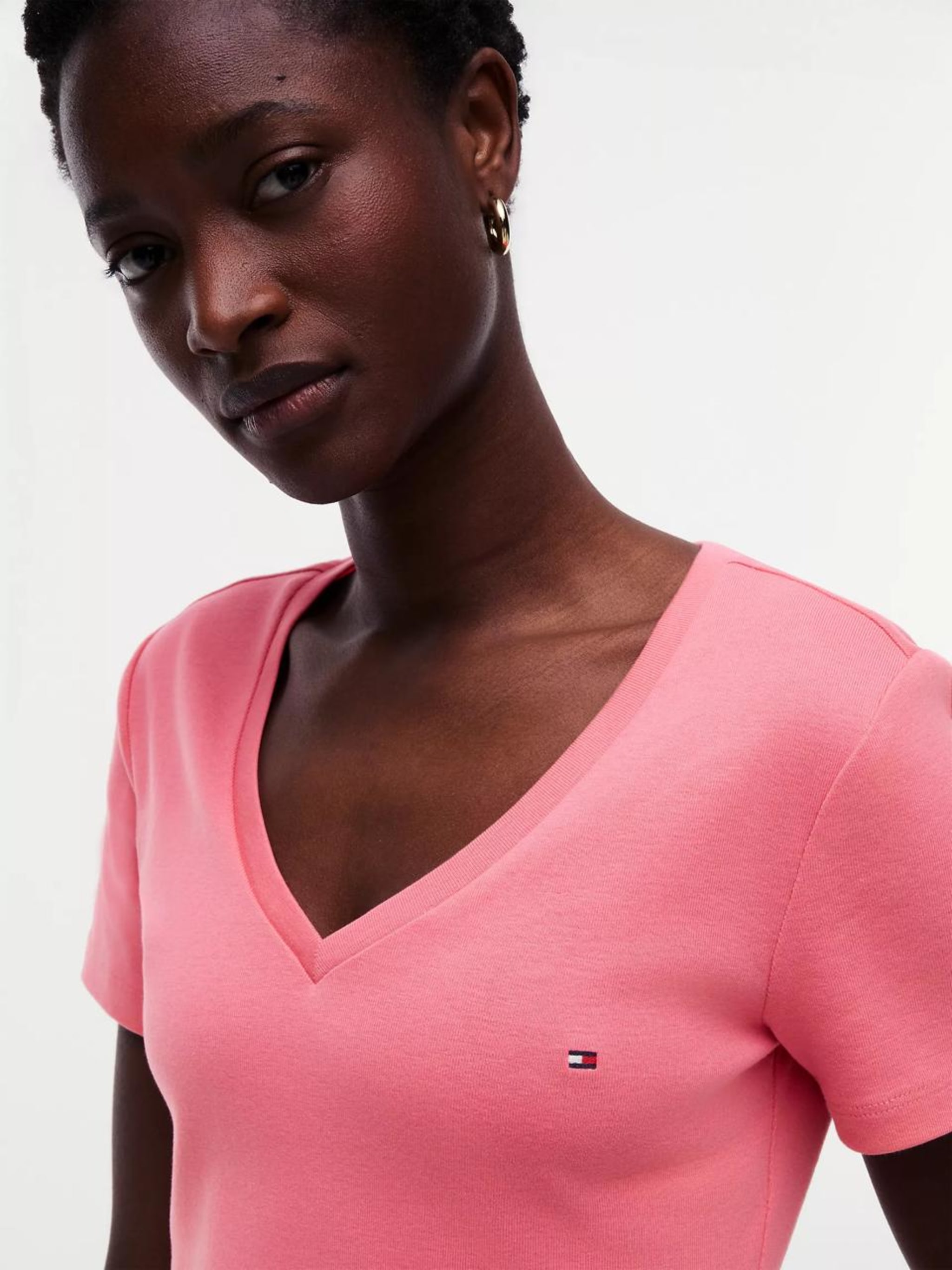 TOMMY HILFIGER CAMISETA CUELLO V DAMA