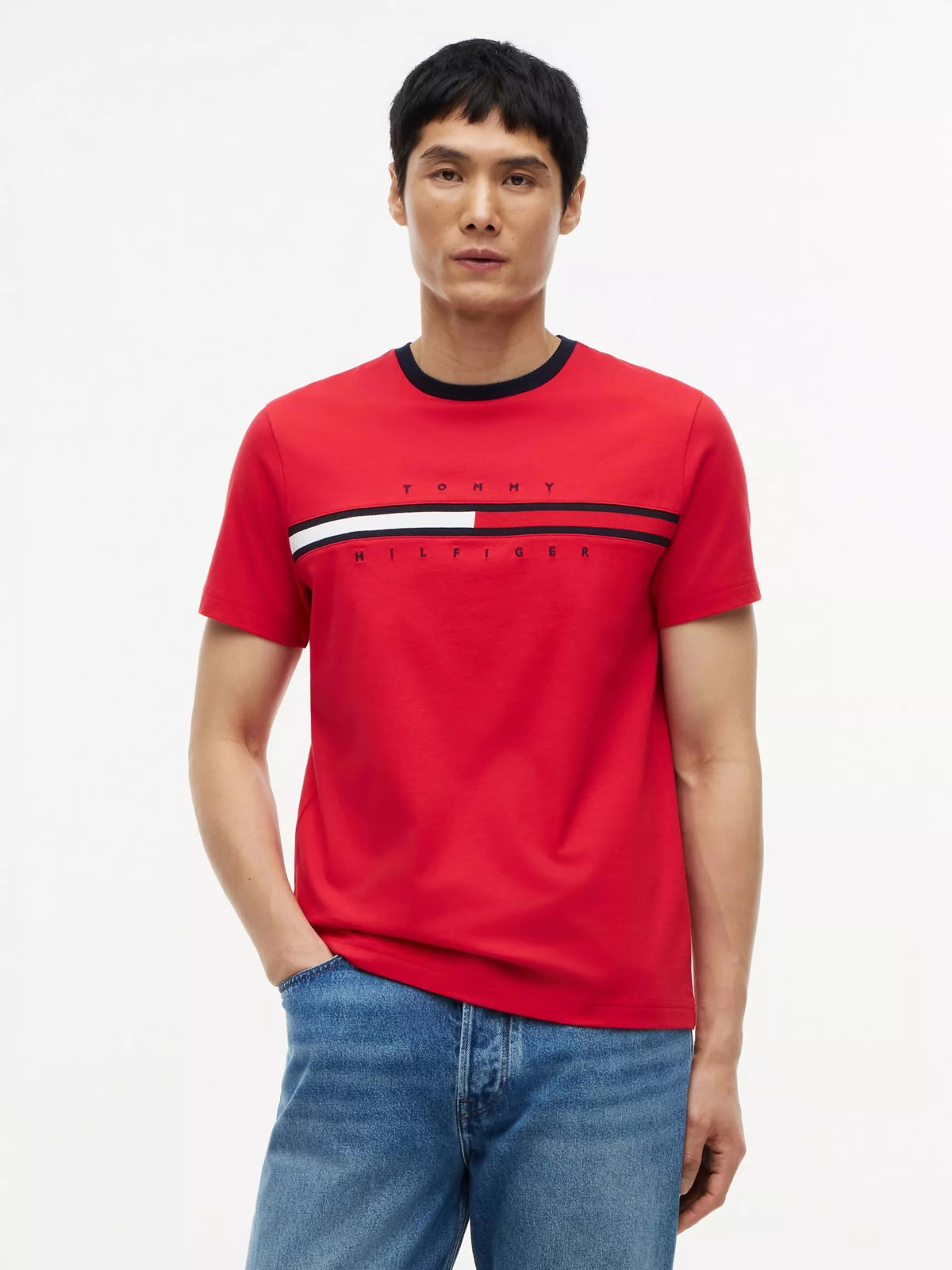 TOMMY HILFIGER CAMISETA CUELLO REDONDO CABALLERO