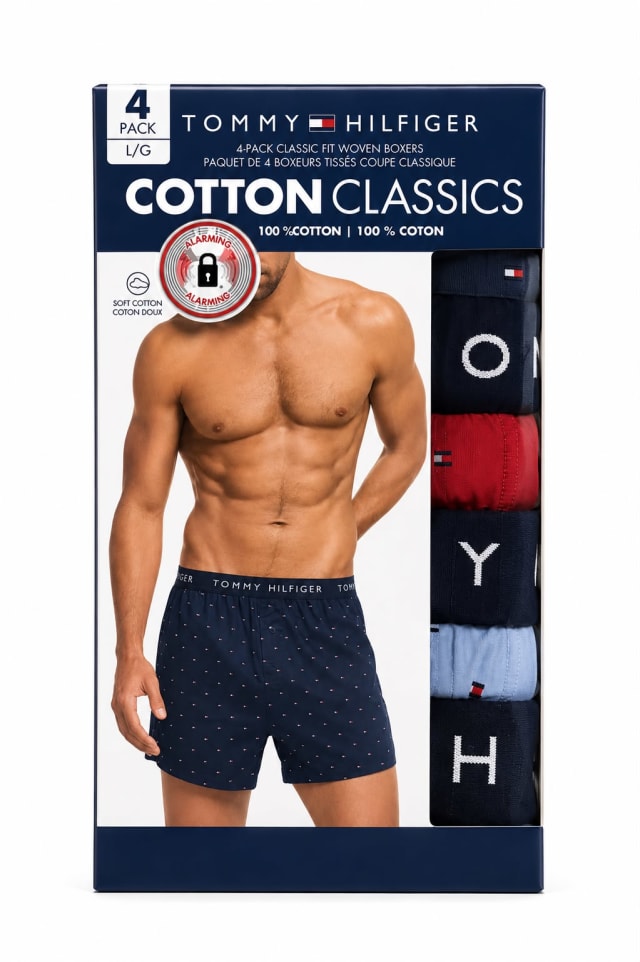TOMMY HILFIGER BOXER CABALLERO 4P