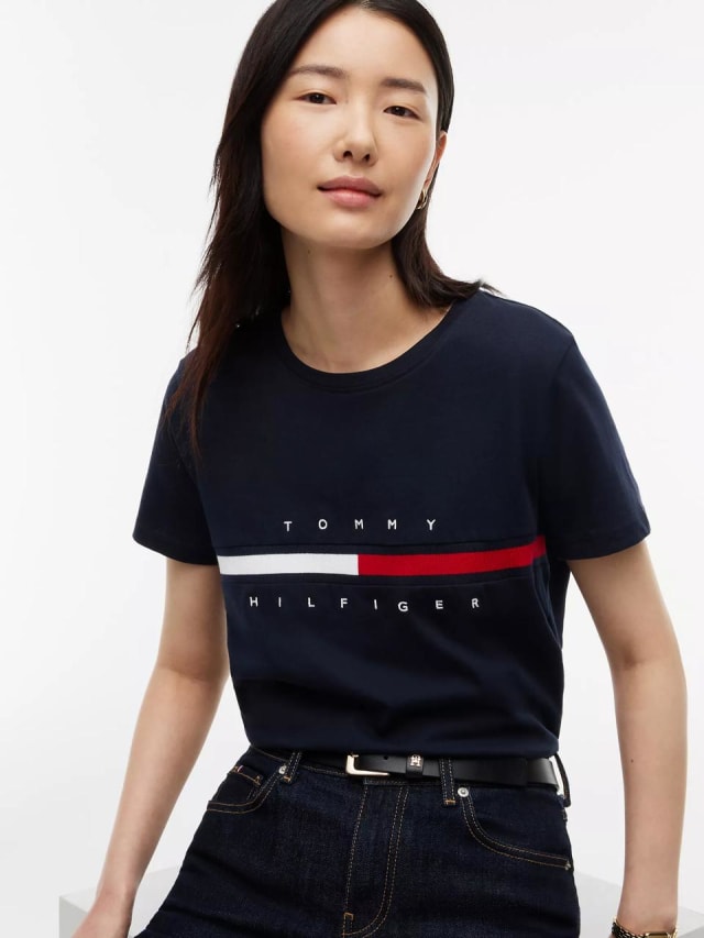 TOMMY HILFIGER CAMISETA CUELLO REDONDO DAMA