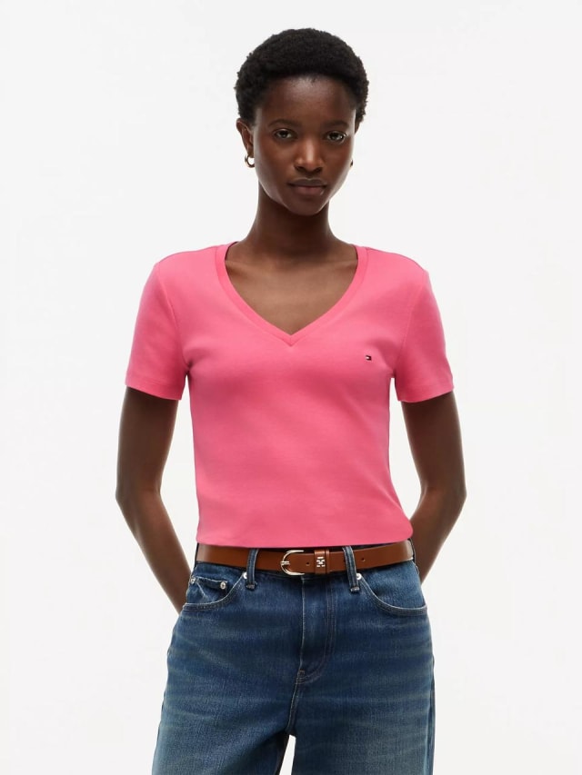 TOMMY HILFIGER CAMISETA CUELLO V DAMA