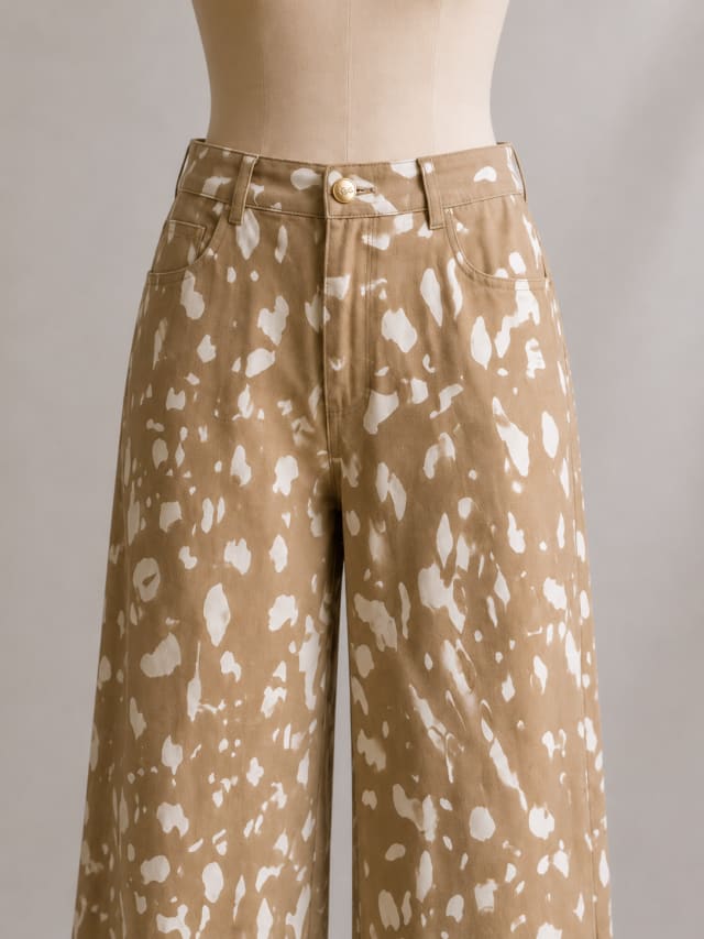 PANTALÓN PALAZZO ESTAMPADO DAMA