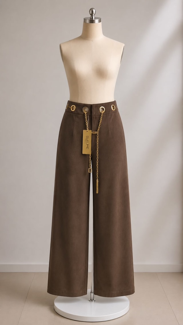 PANTALÓN PALAZZO LARGO DAMA