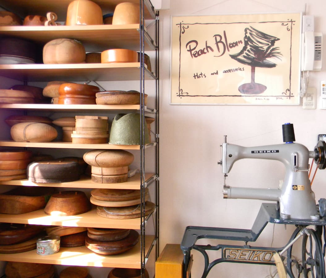 ピーチブルーム帽子教室
