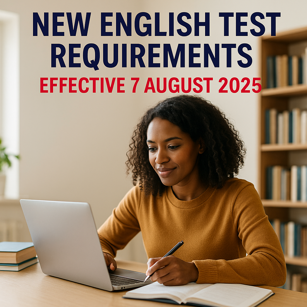 Big Changes to Australia’s English Test Requirements – Effective 7 August 2025