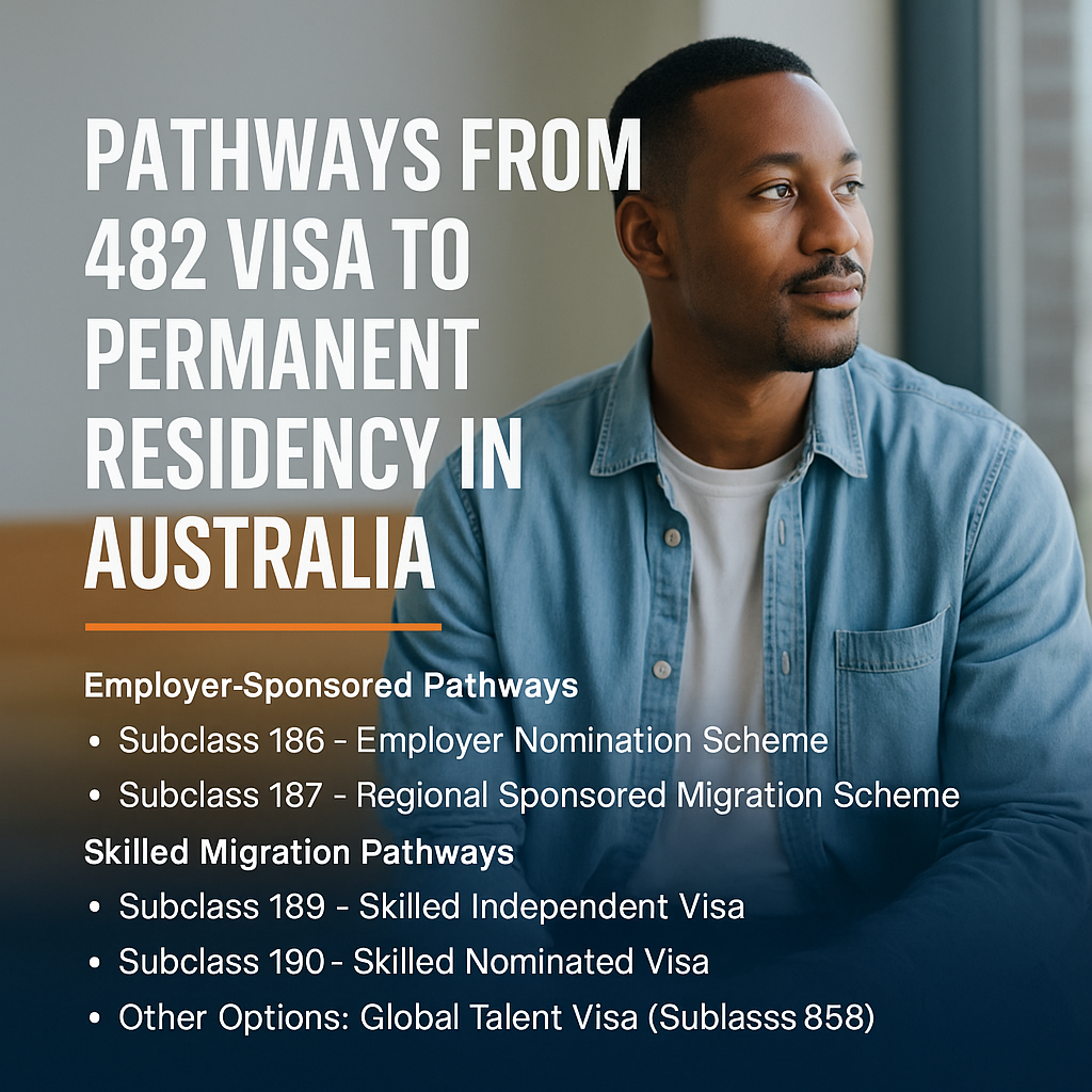 From 482 Visa to Permanent Residency in Australia: Your Pathways Explained