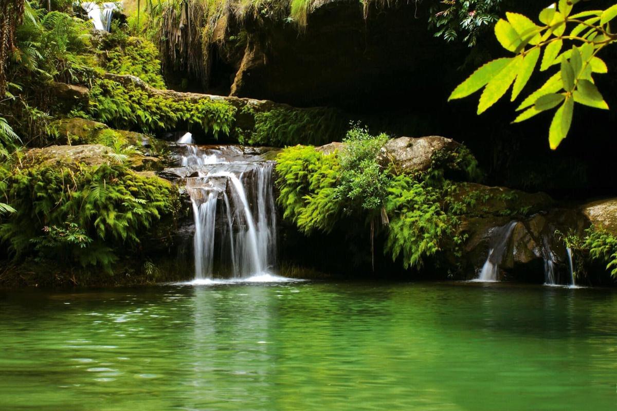 Isalo National Park, natural pool in the canyon