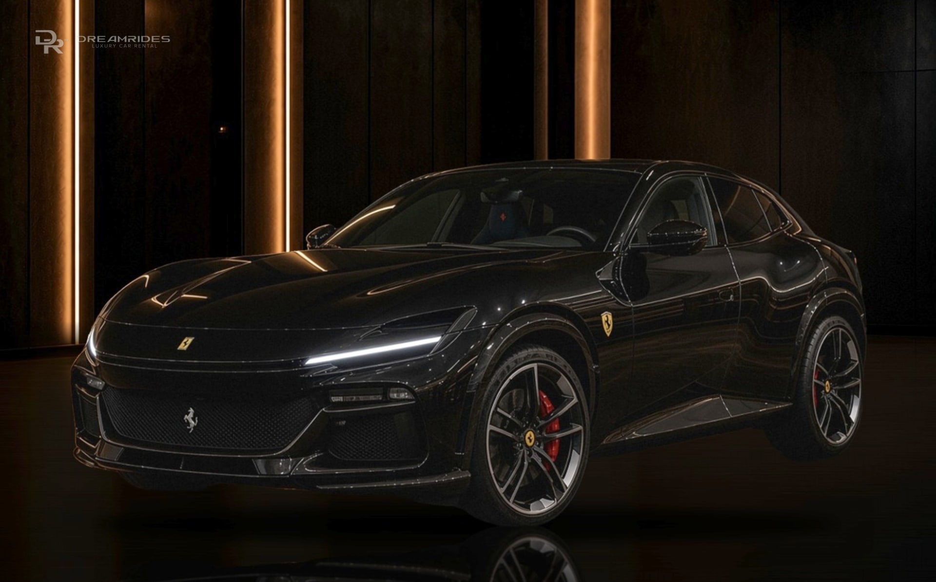 Ferrari Purosangue luxury SUV rental in Dubai