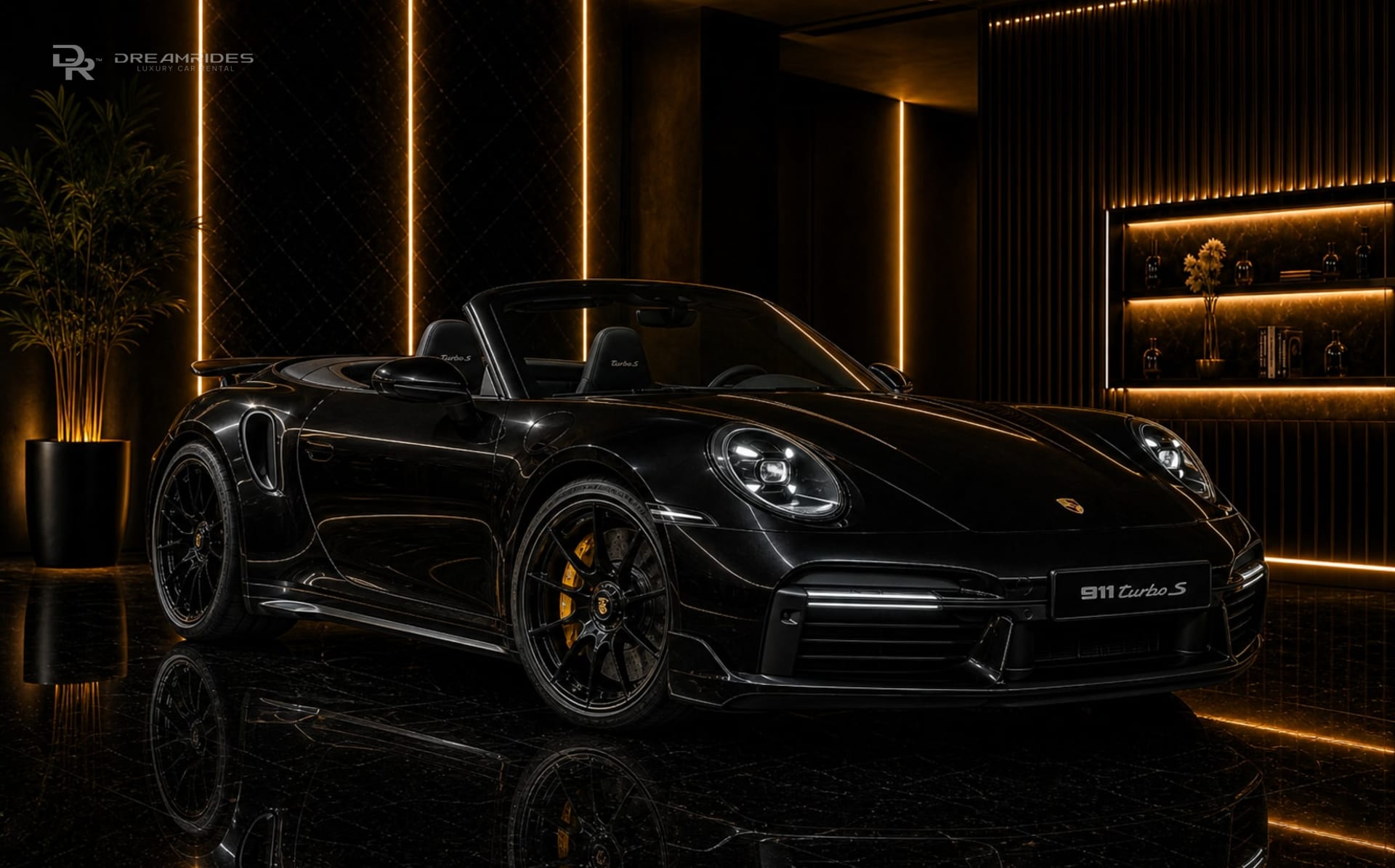 Actual Porsche 911 Turbo S Cabriolet available from DreamRides Dubai