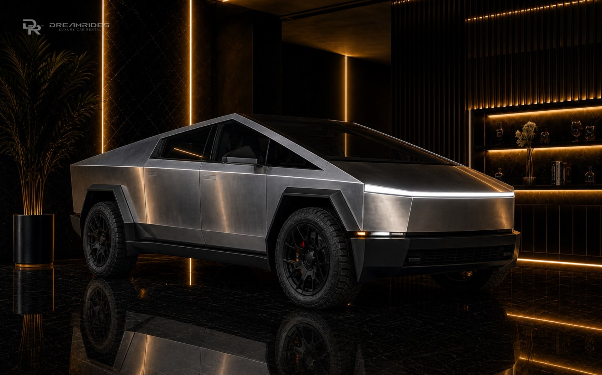 Actual Tesla Cyberbeast available from DreamRides Dubai