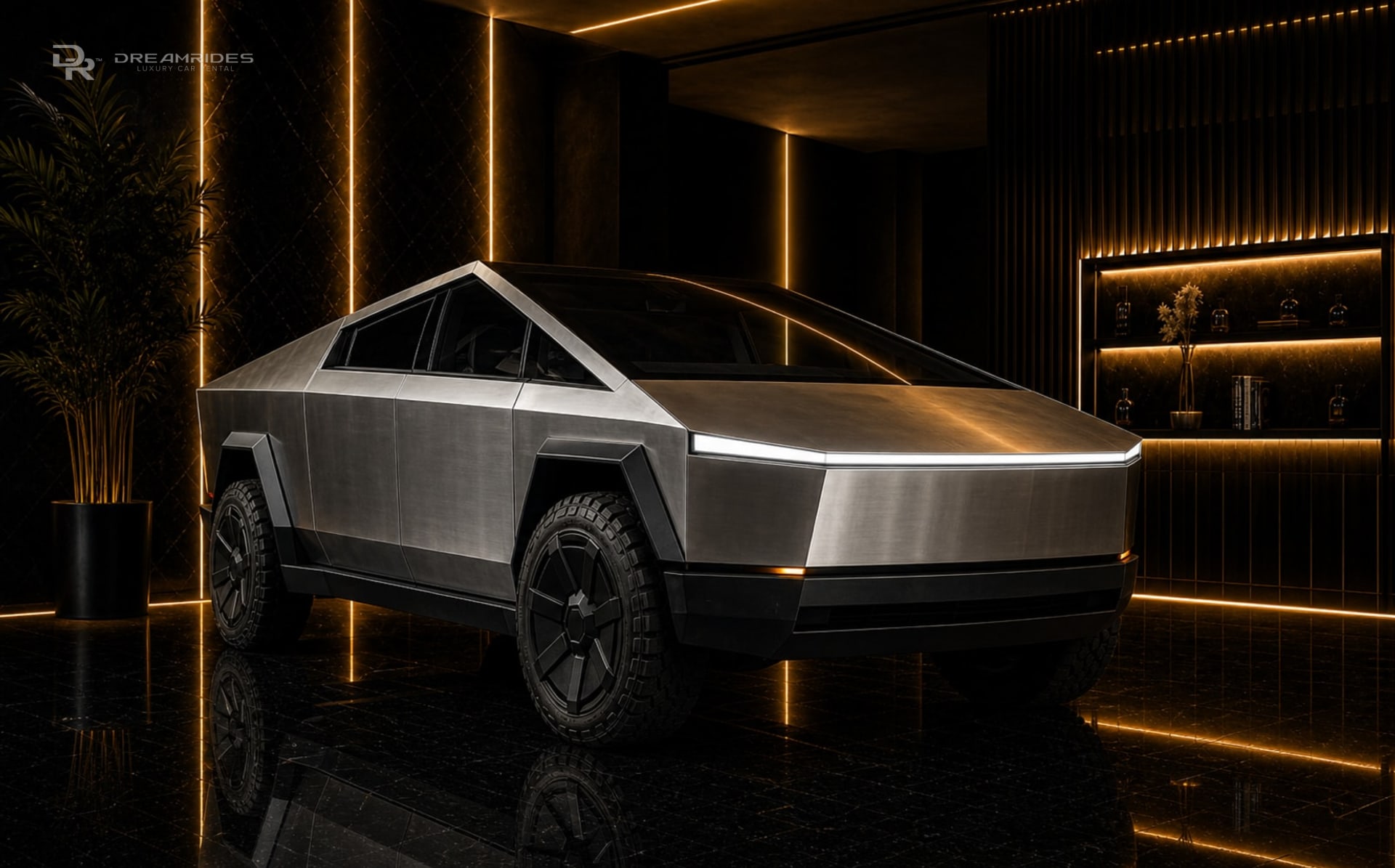 Tesla Cybertruck front view