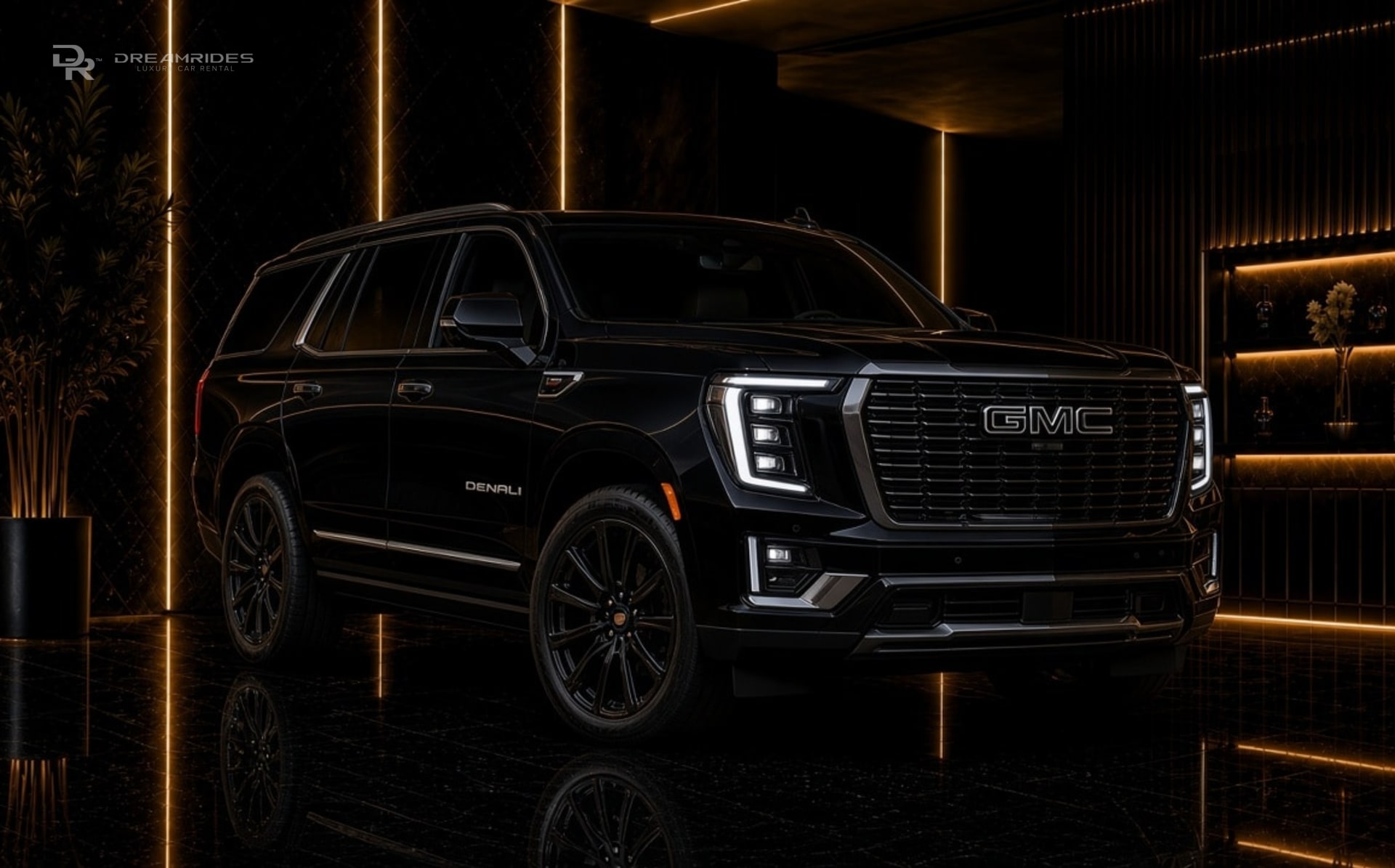 Actual GMC Yukon Denali New Shape available from DreamRides Dubai