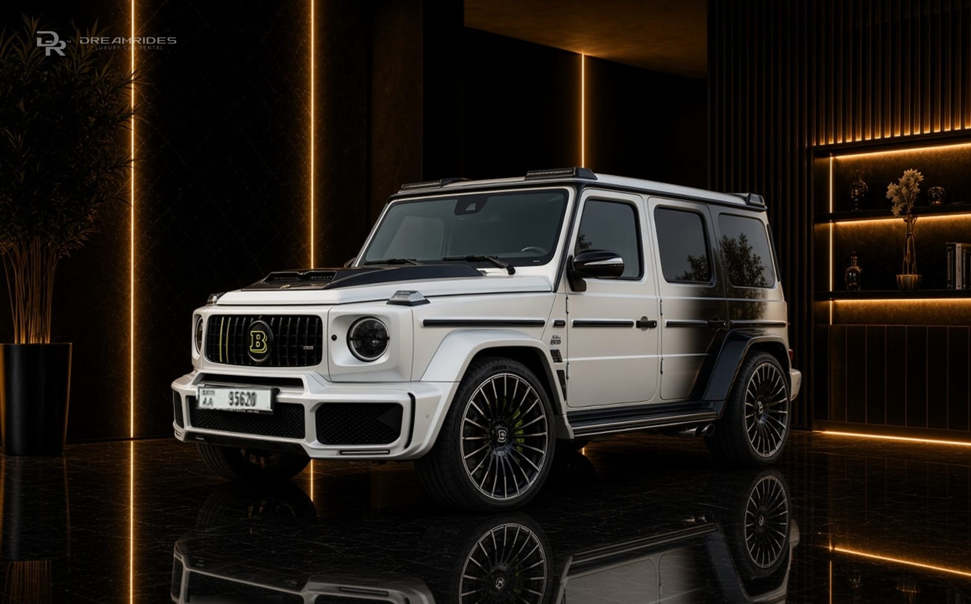 Mercedes-Benz G63 Brabus 800 White front view
