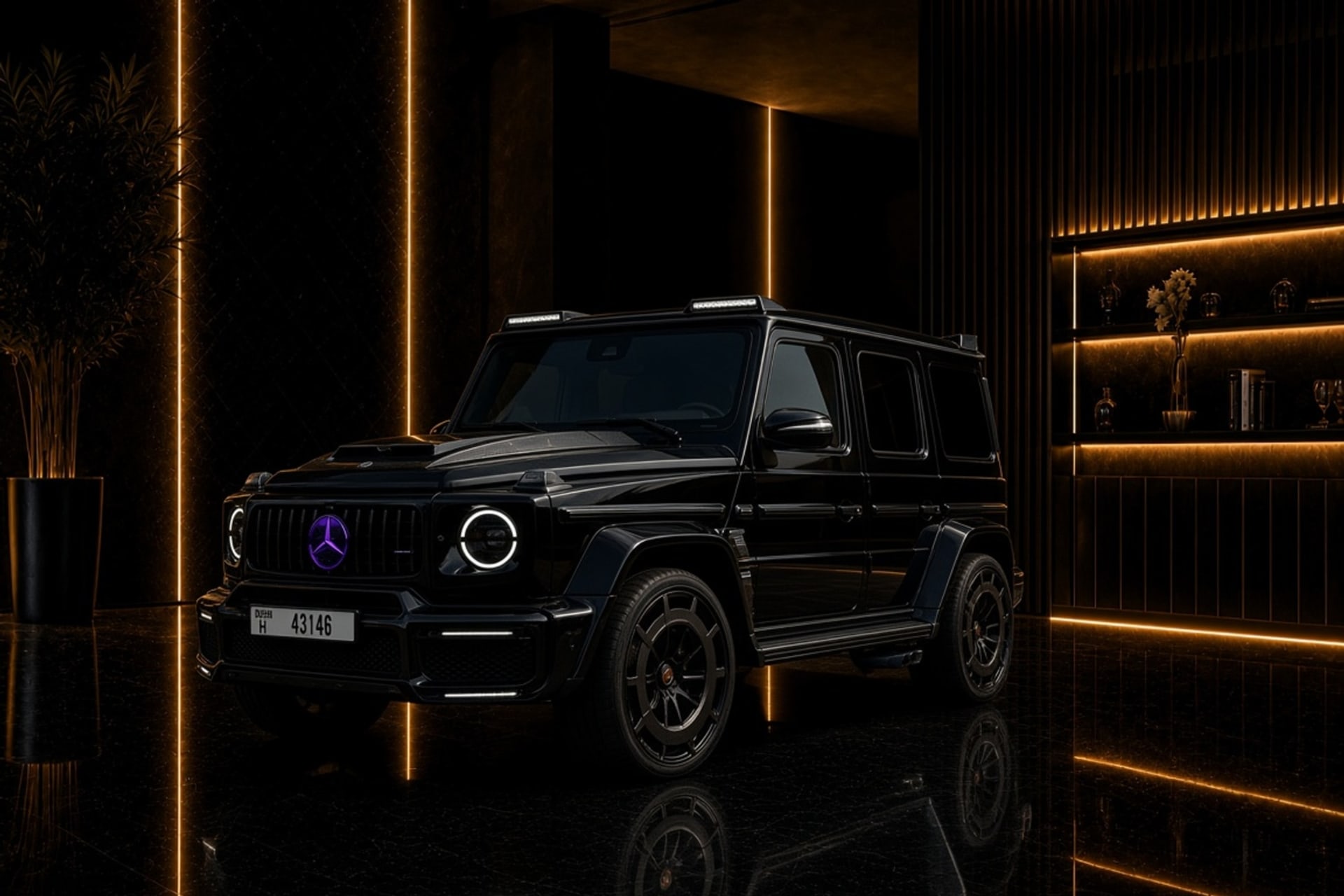 Mercedes-Benz G63 Brabus 900 Purple rental catalogue image — DreamRides Dubai