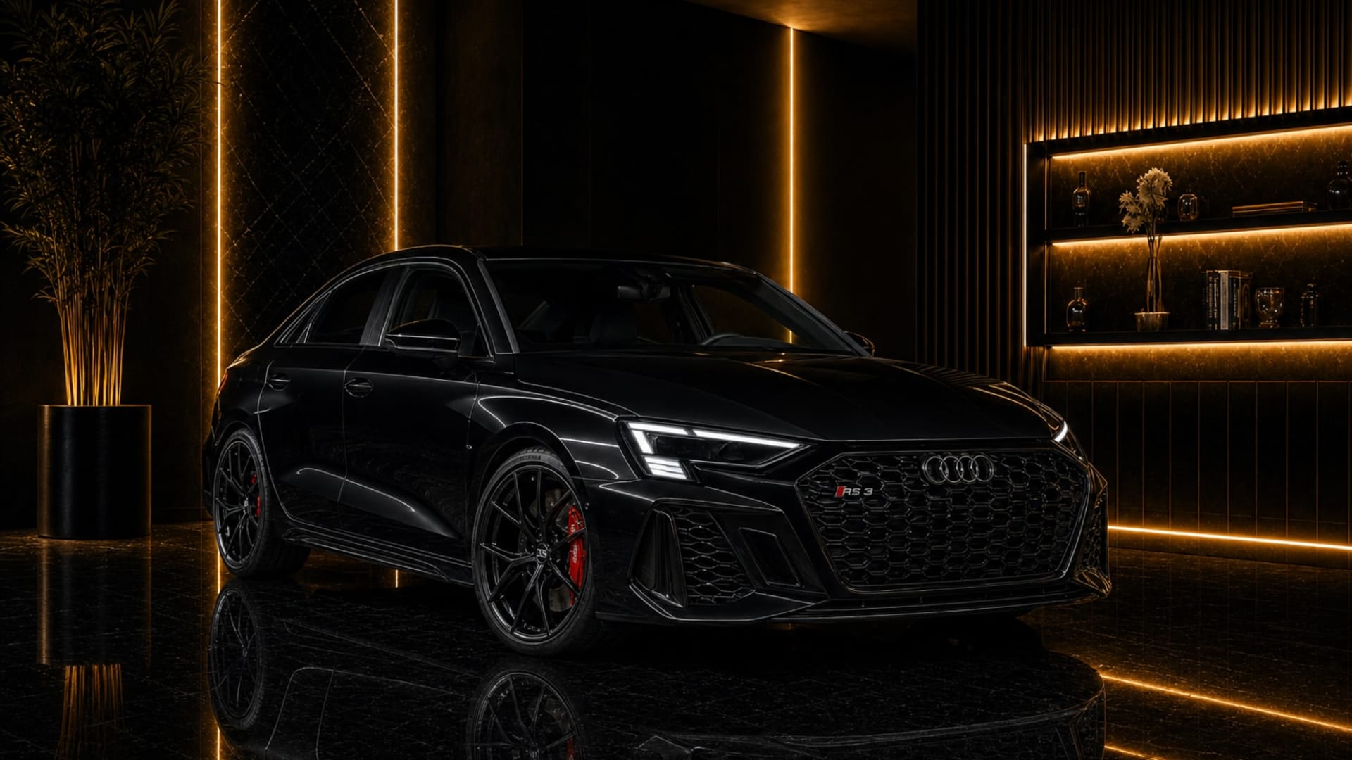 Audi RS3 Sedan luxury car rental in Dubai