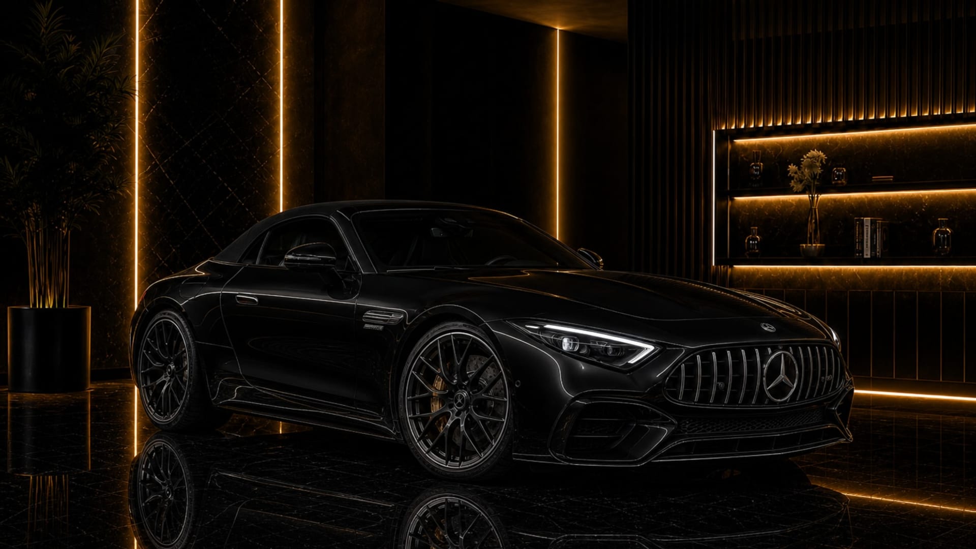 Mercedes-Benz SL43 luxury car rental in Dubai