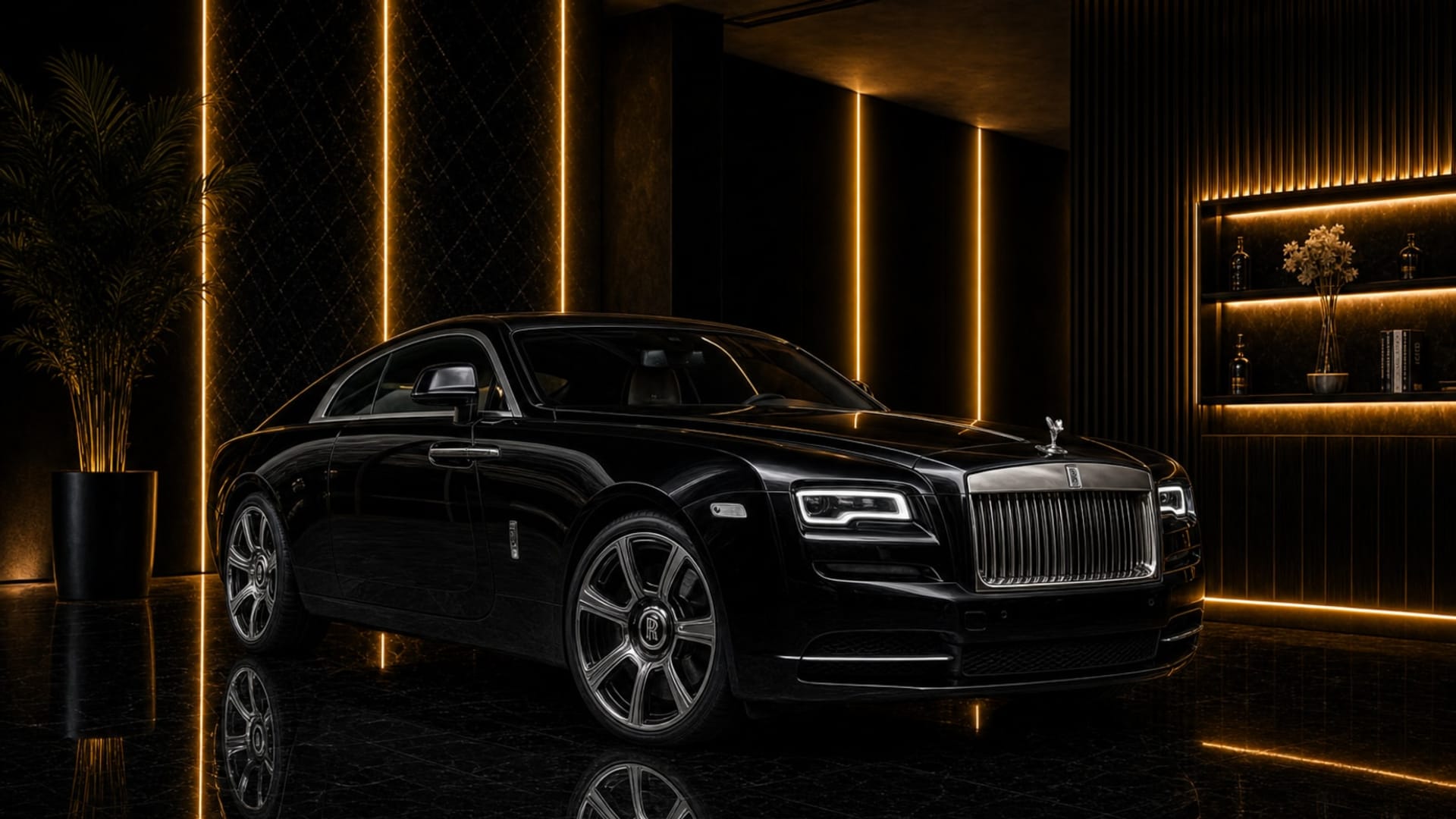 Actual Rolls-Royce Wraith available from DreamRides Dubai