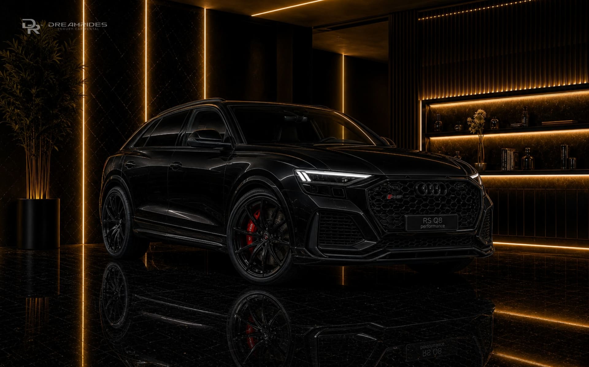Audi RSQ8 luxury car rental in Dubai