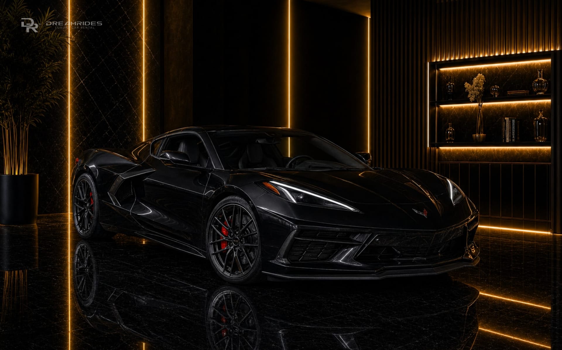 Chevrolet Corvette Stingray luxury car rental in Dubai