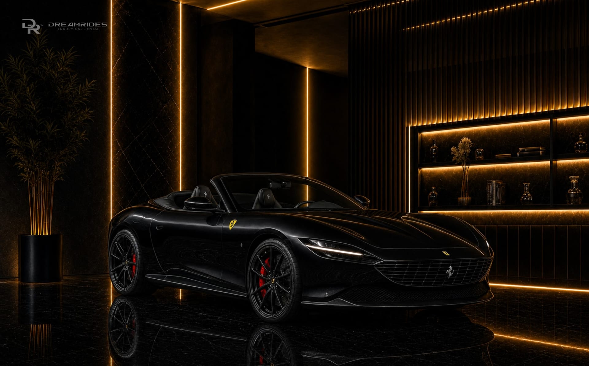 Actual Ferrari Roma Spider available from DreamRides Dubai