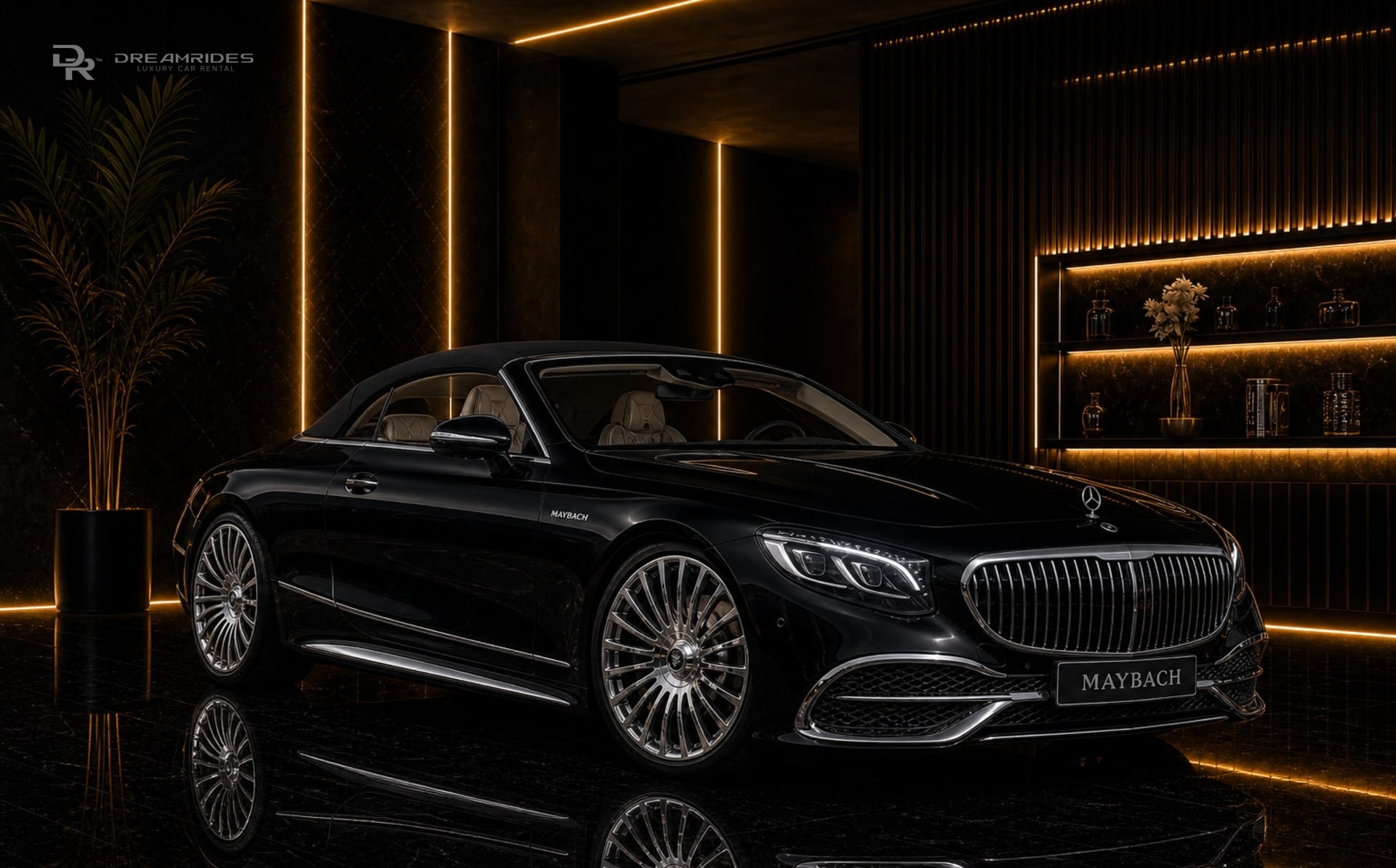 Mercedes-Maybach SL 680 Monogram Series luxury car rental in Dubai