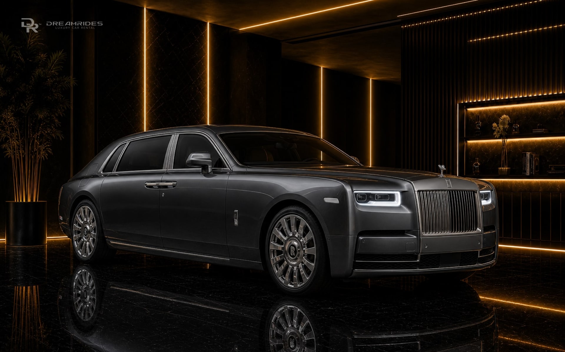 Rolls-Royce Ghost Extended luxury car rental in Dubai