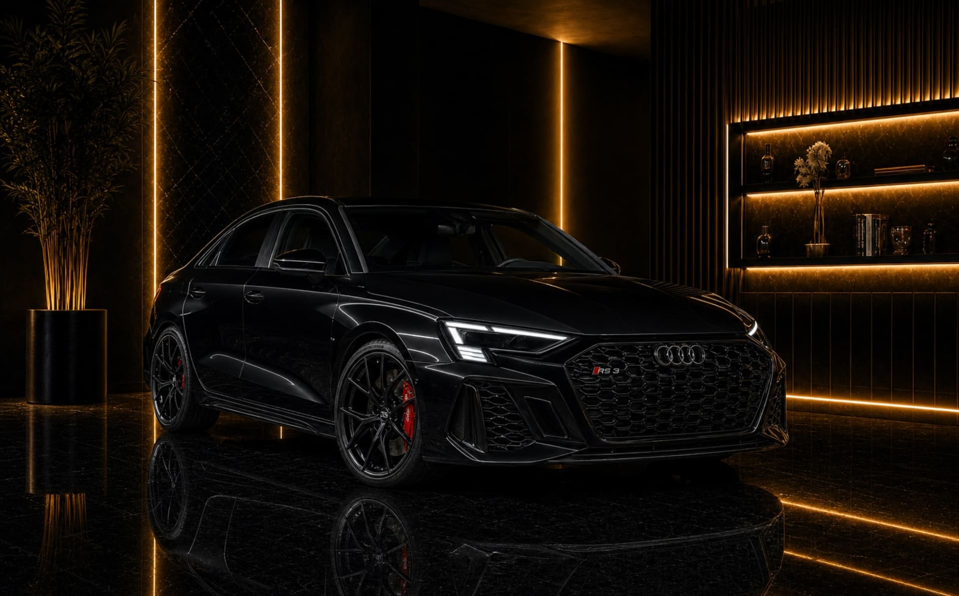Audi RS3 Sedan luxury car rental in Dubai