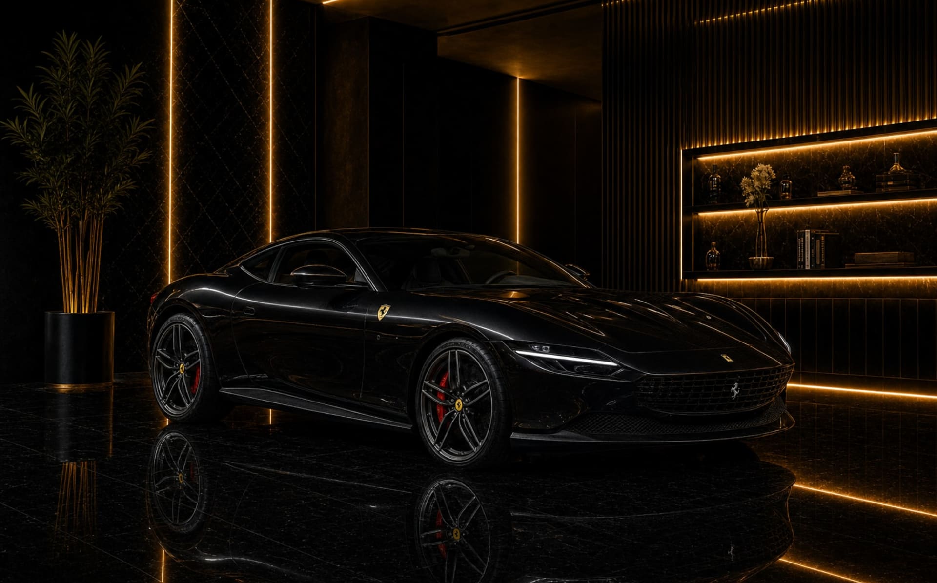 Actual Ferrari Roma available from DreamRides Dubai