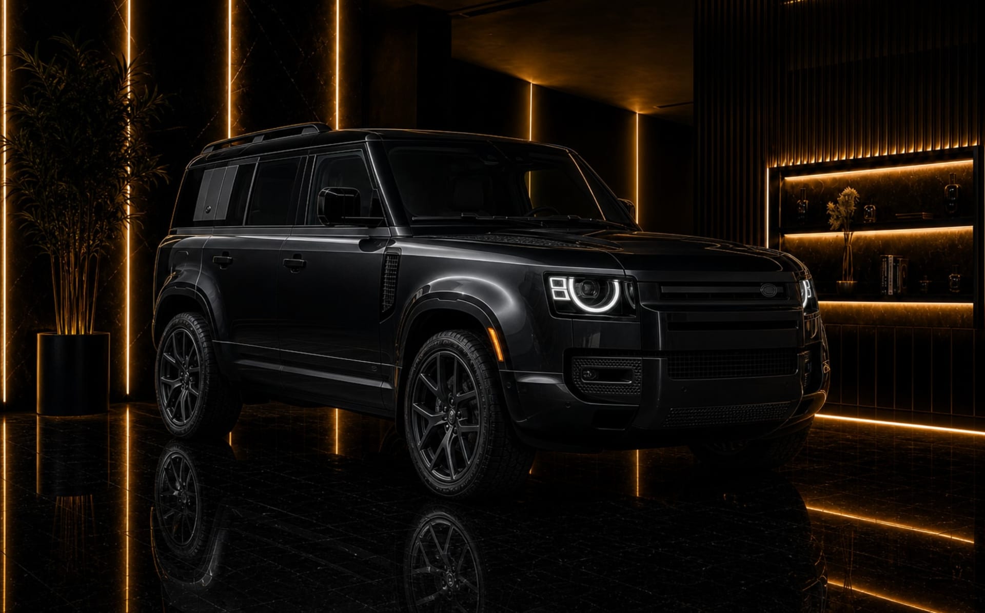 Land Rover Defender 110 luxury car rental in Dubai