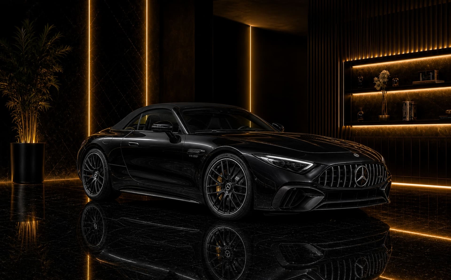 Mercedes-Benz SL 63 Convertible luxury car rental in Dubai