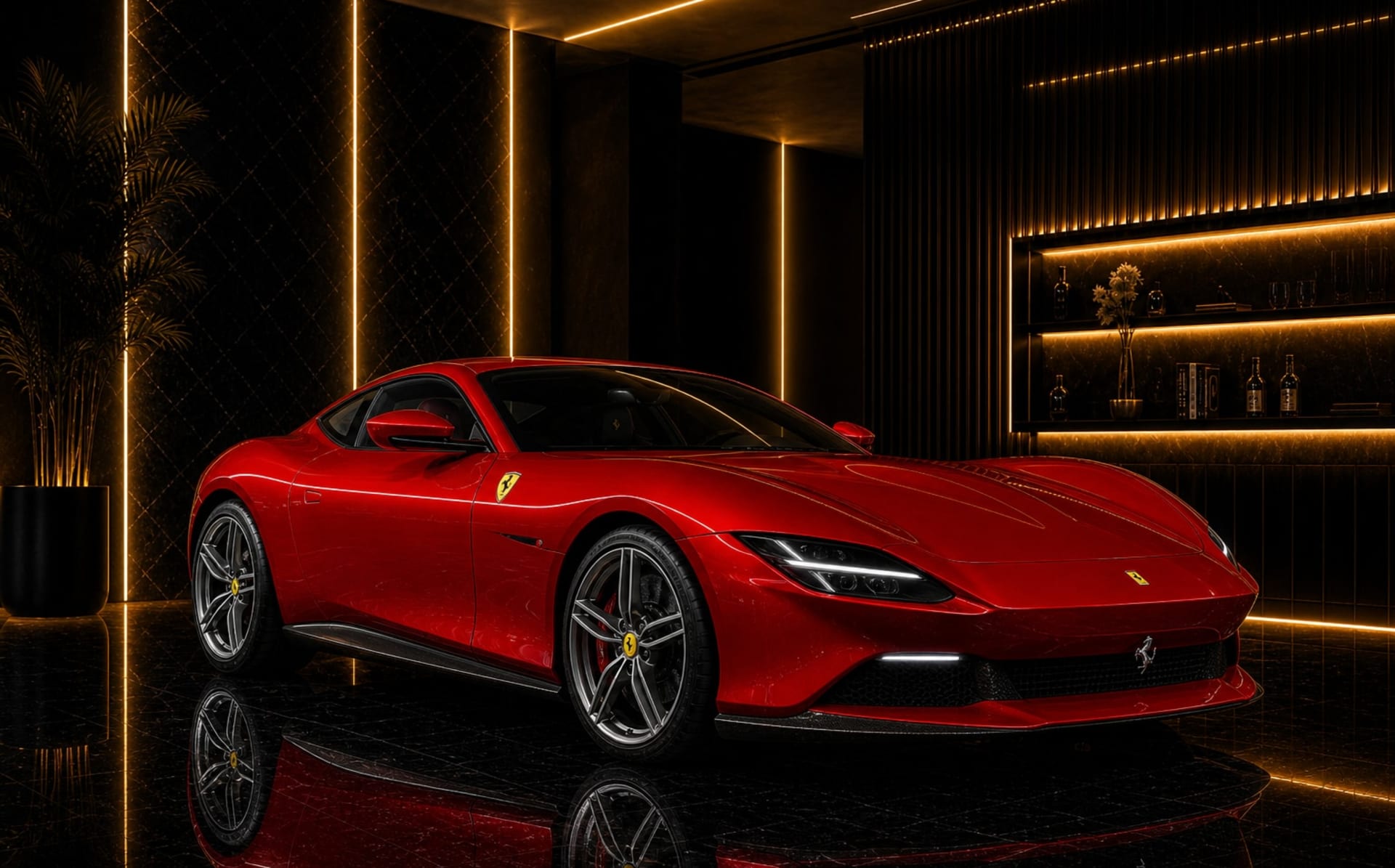 Ferrari Amalfi front view