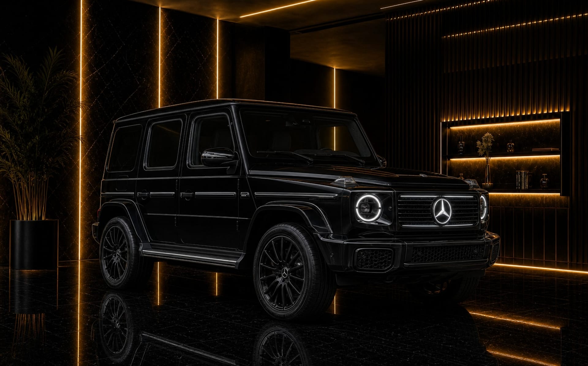 Mercedes-Benz G 580 with EQ Technology luxury car rental in Dubai