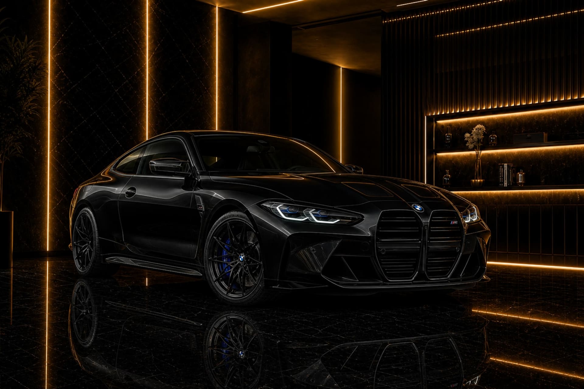 Actual BMW M4 Coupe rental car in Dubai with DreamRides luxury car rental UAE